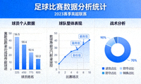 足球比赛数据分析统计图表可视化